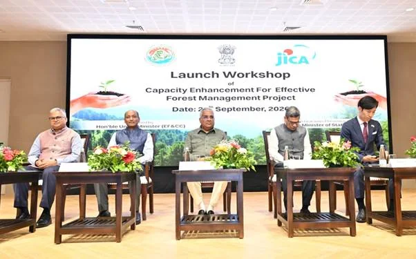 केंद्रीय पर्यावरण मंत्री ने नई दिल्ली में जेआईसीए के सहयोग से आयोजित 'प्रभावी वन प्रबंधन परियोजना के लिए…